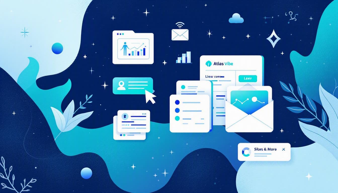 Atlas Vibe — The low-code app builder inside your workspace